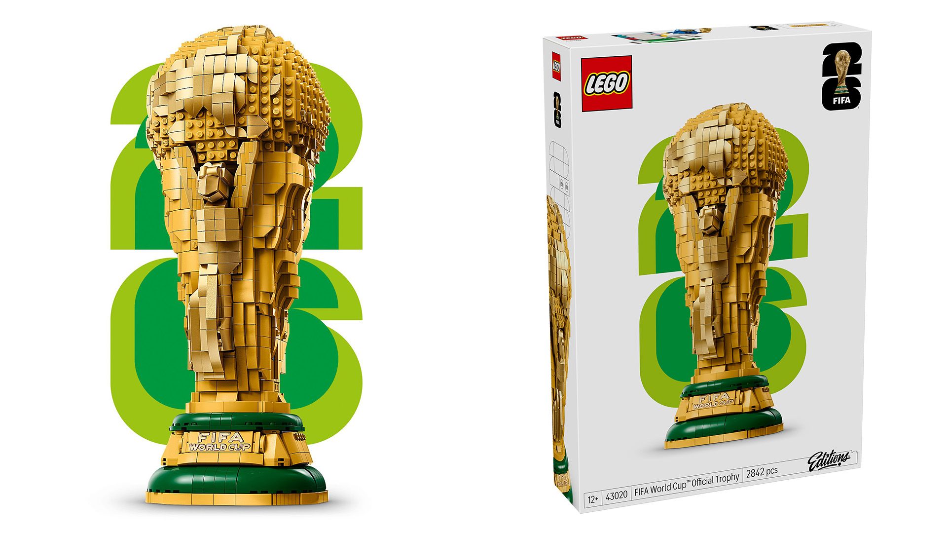 LEGO X WC 26 trophy set box 