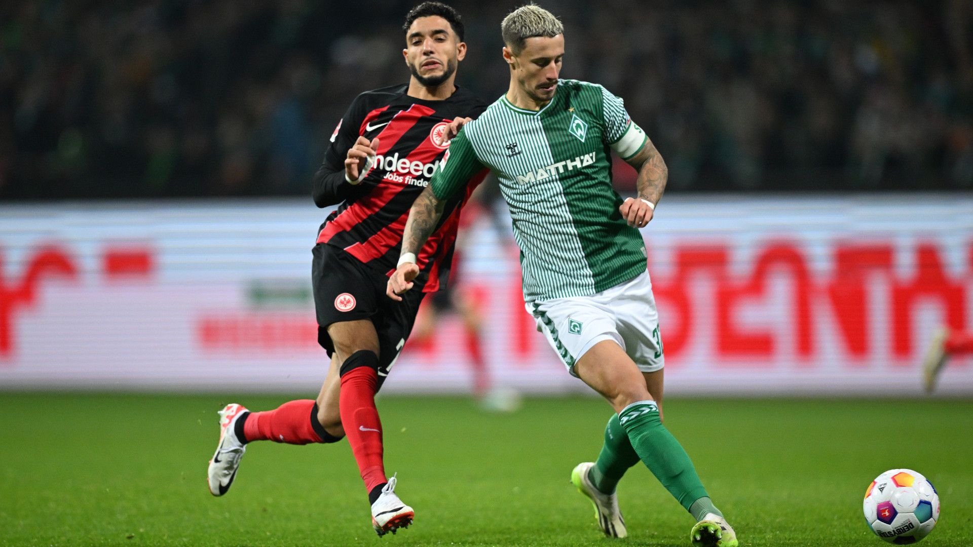 OMAR MARMOUSH EINTRACHT FRANKFURT MARCO FRIEDL WERDER BREMEN BUNDESLIGA 12112023
