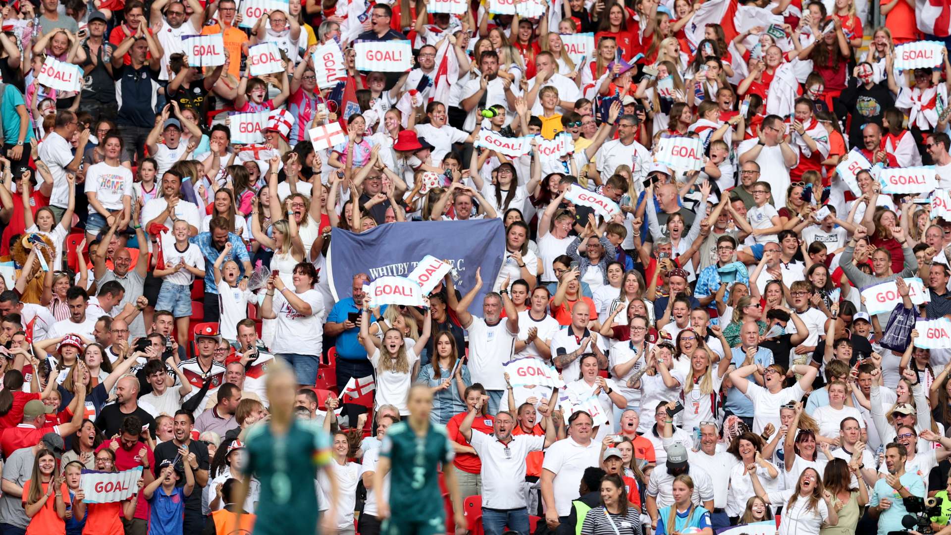 england fans women's euro football 2025