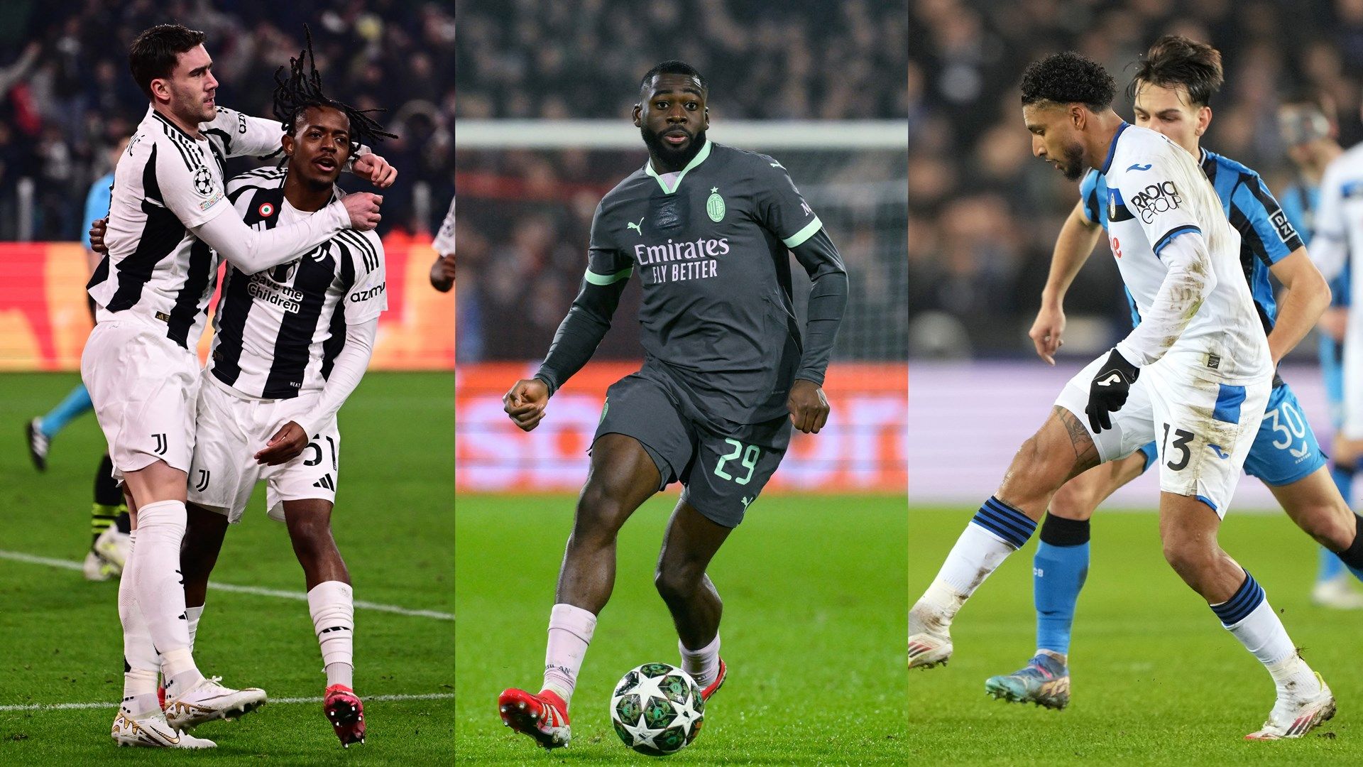 Juventus Milan Atalanta