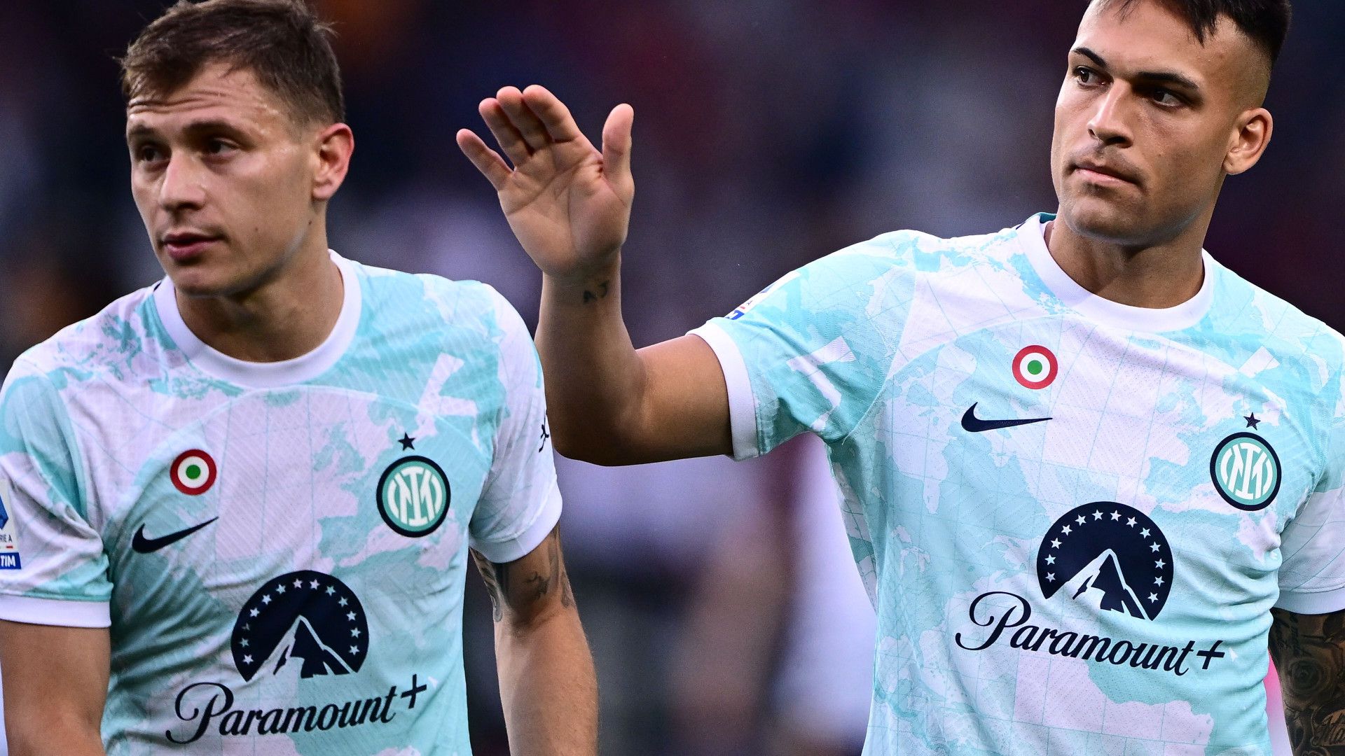 NICOLO BARELLA LAUTARO MARTINEZ INTER