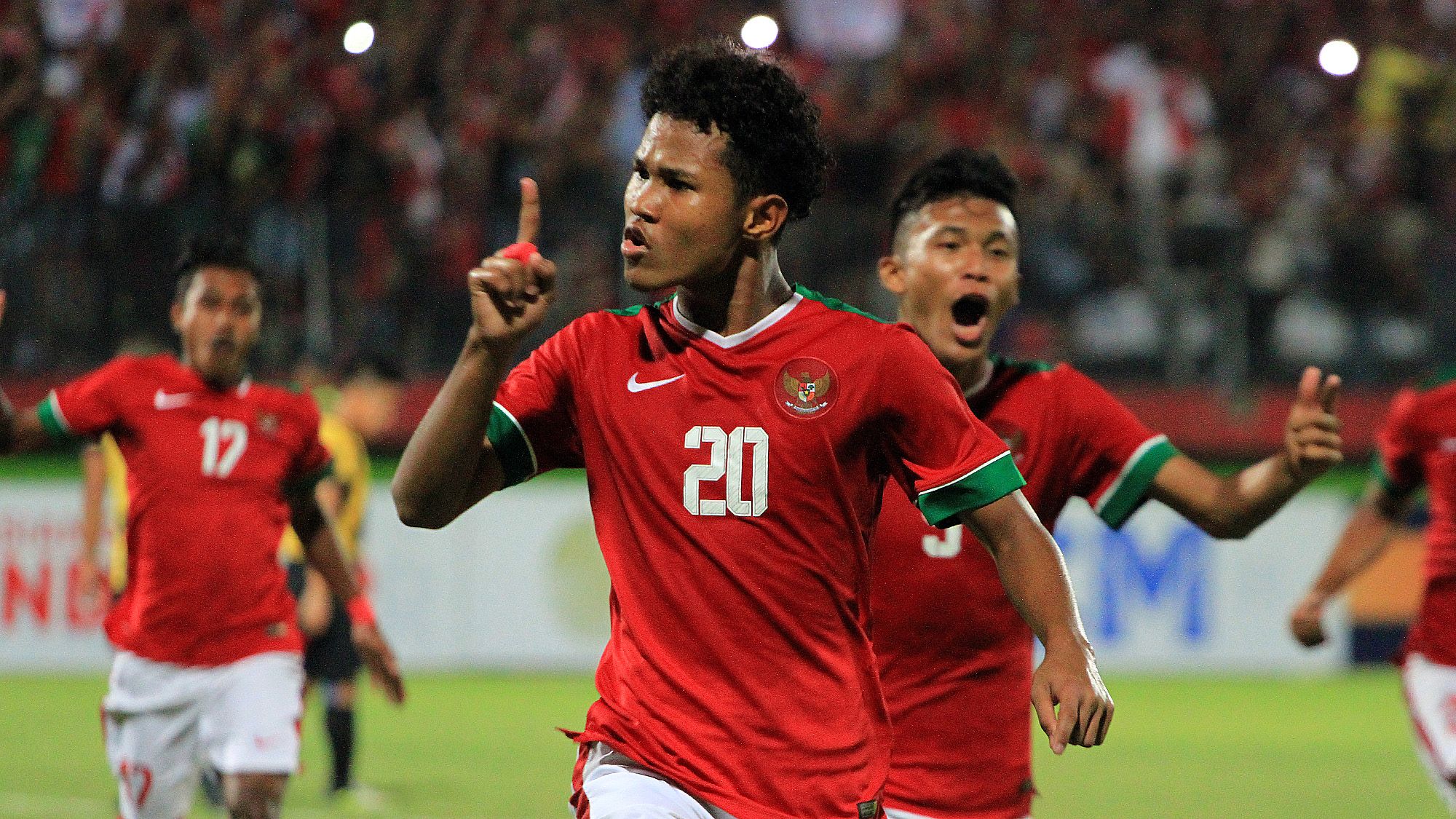 Selebrasi Amiruddin Bagus Kahfi