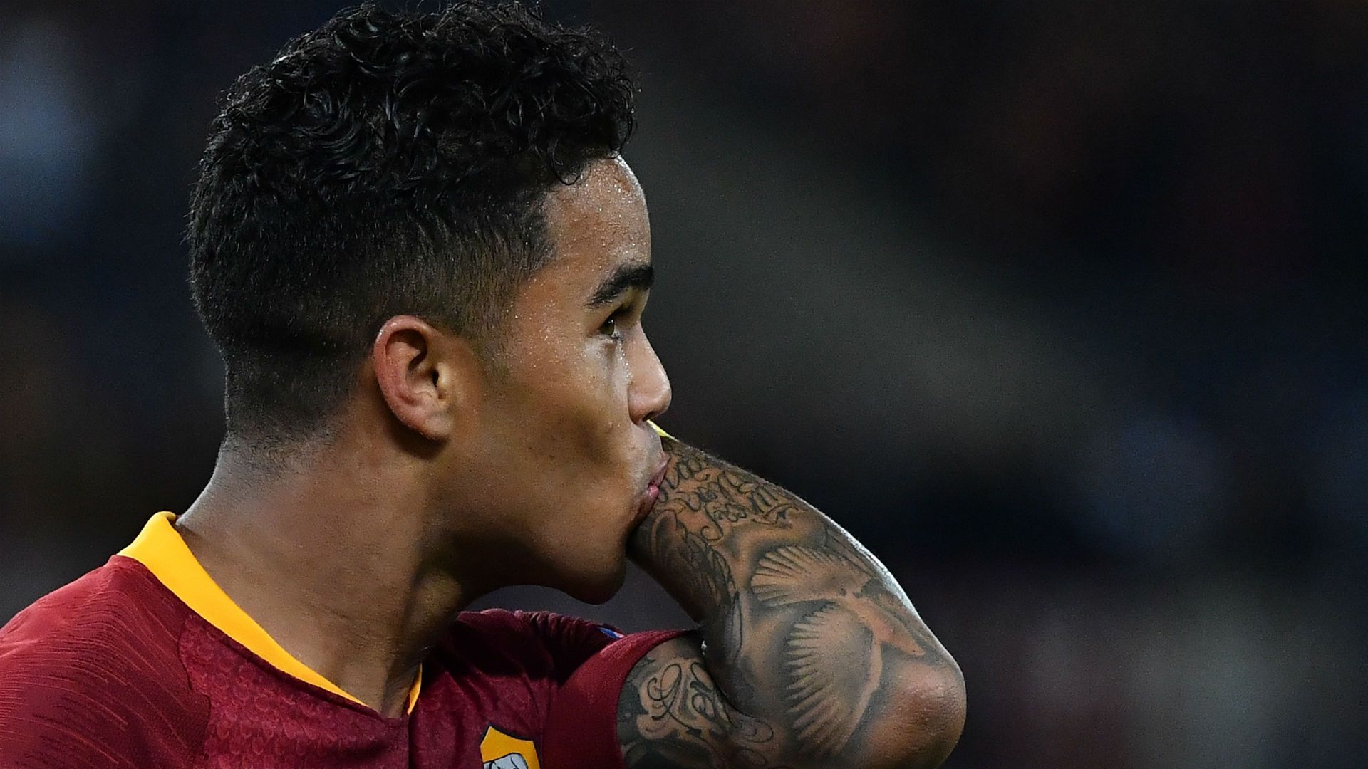 Kluivert Roma Viktoria Plzen Champions League