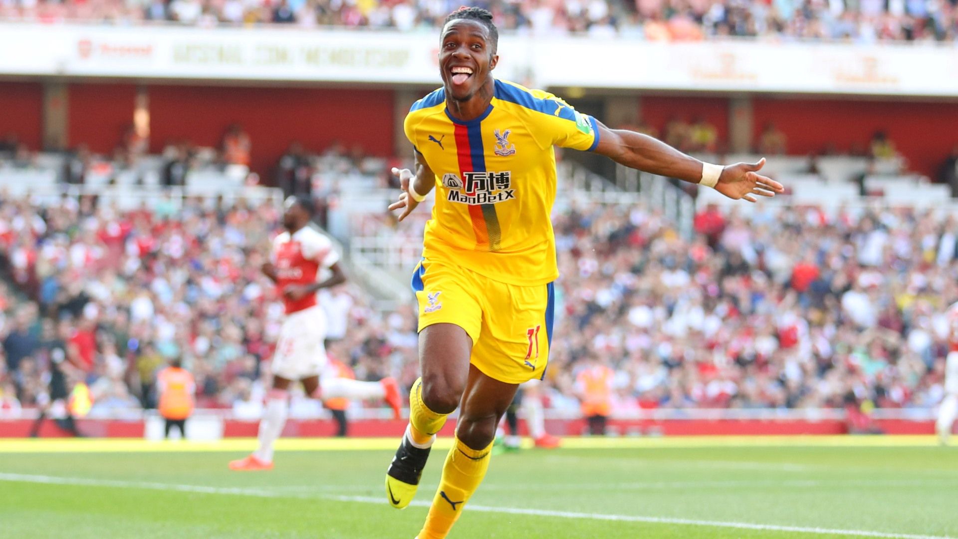 Wilfried Zaha vs Arsenal