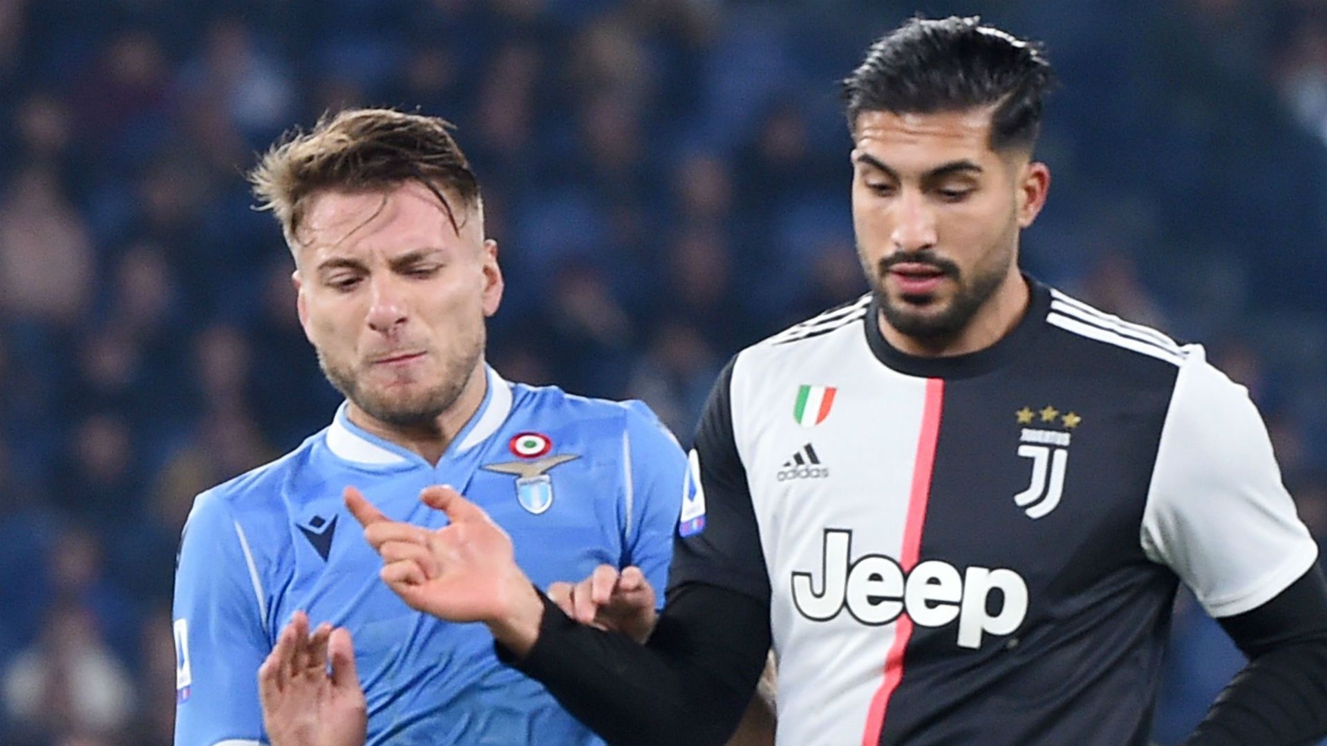 Ciro Immobile Emre Can Lazio Juventus