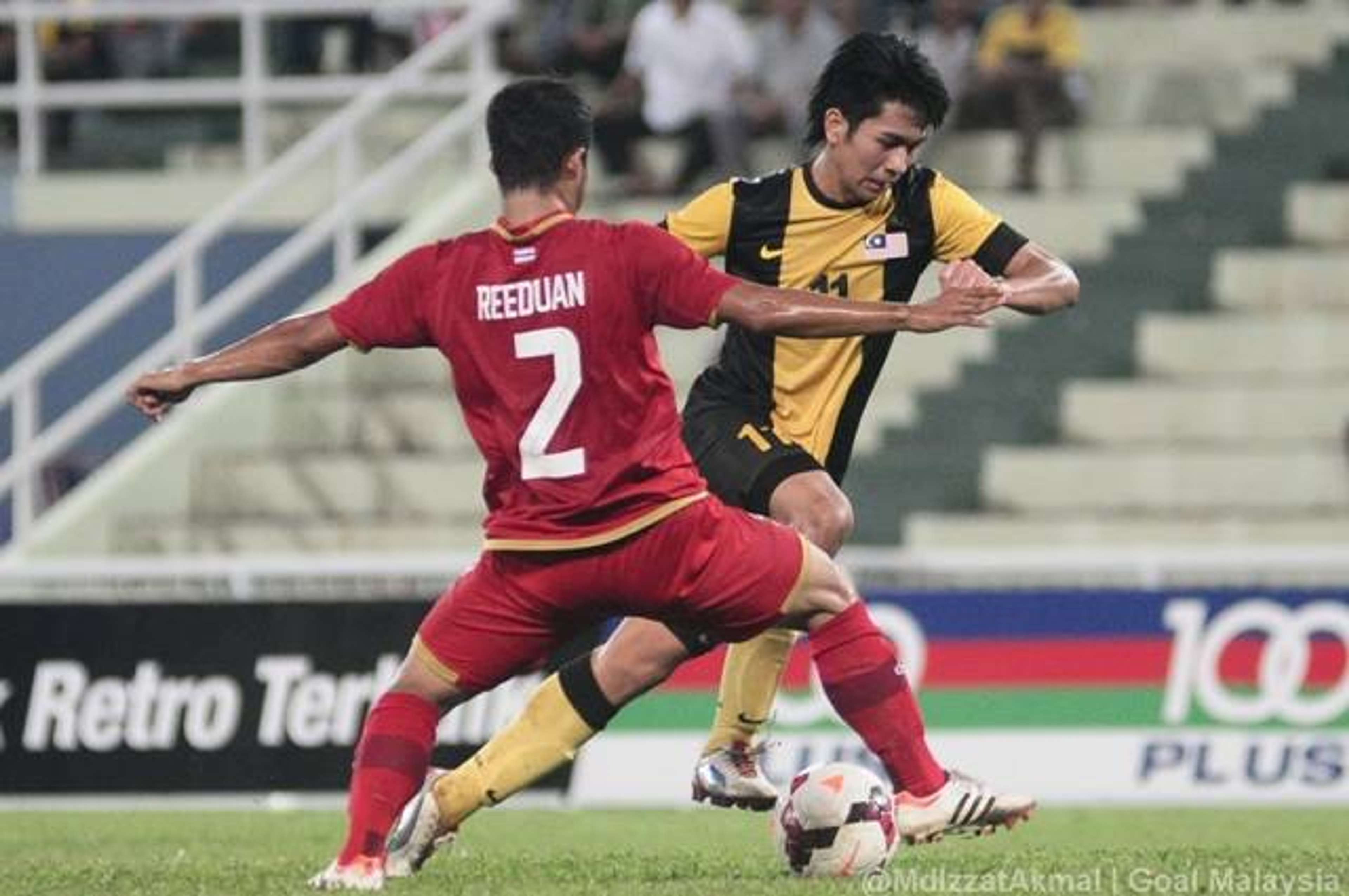 Malaysia U23 vs Thailand Selection - Reeduan Pi - Rozaimi Rahman
