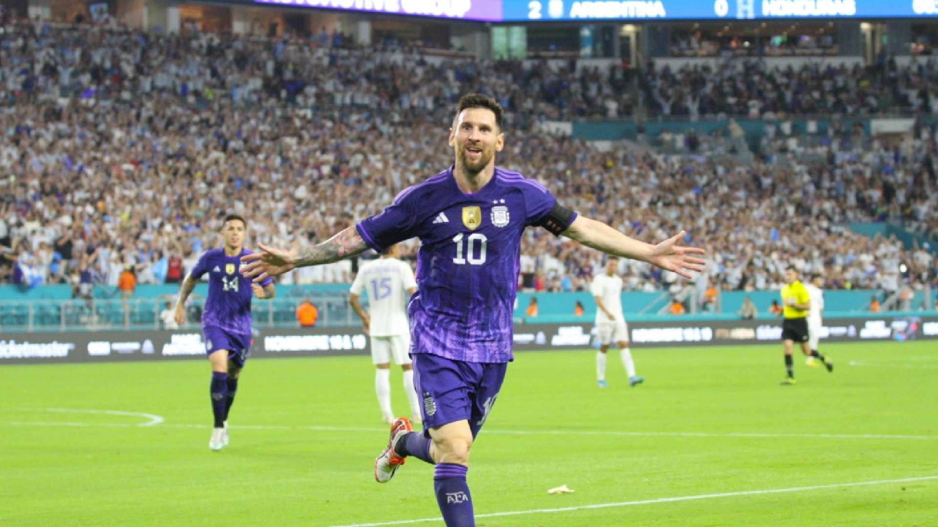 lionel messi seleccion argentina honduras