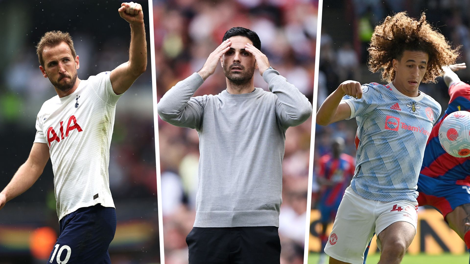 Tottenham Kane Arsenal Arteta Manchester United Mejbri