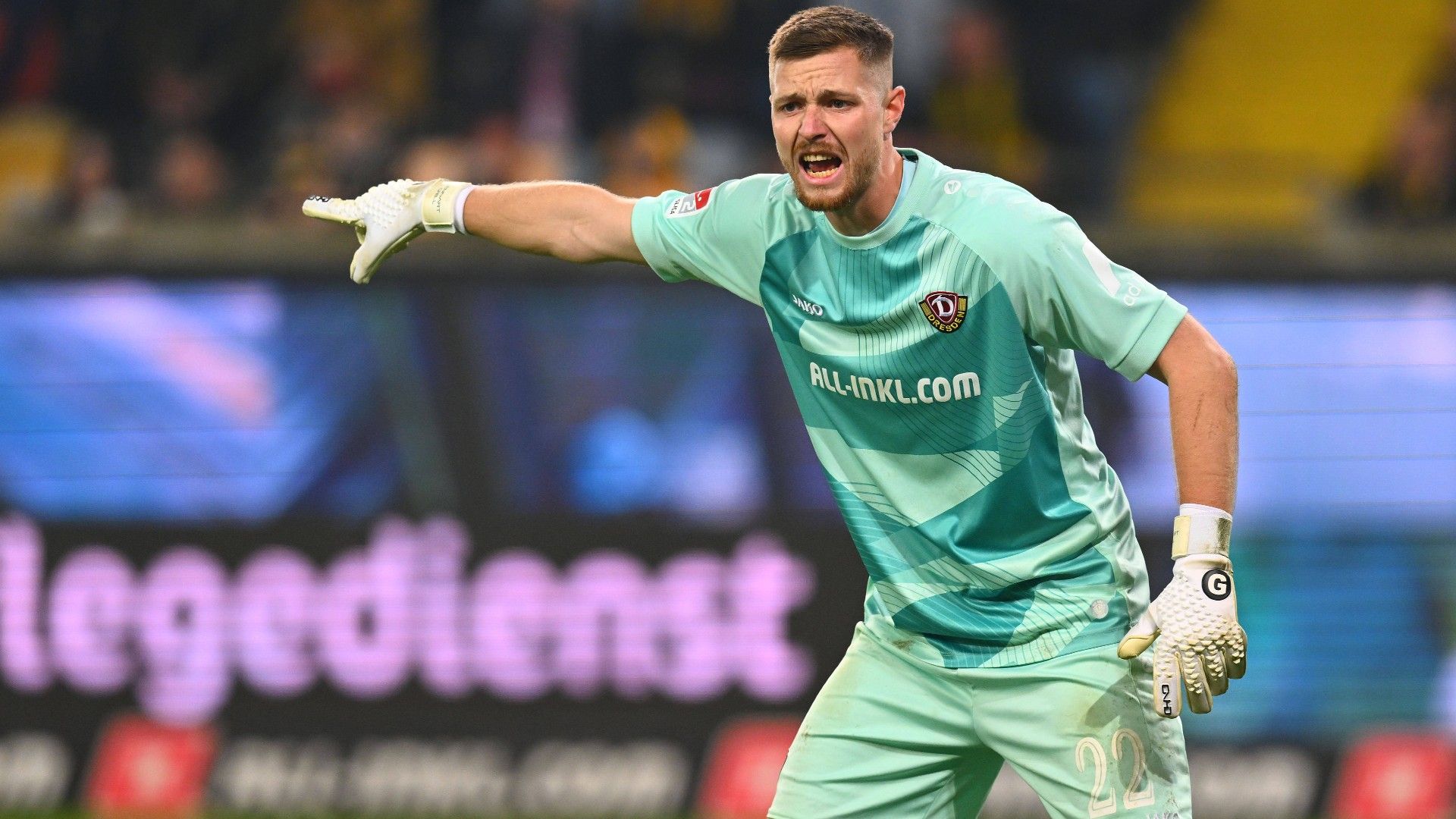 Goalkeeper Lennart Grill Dresden