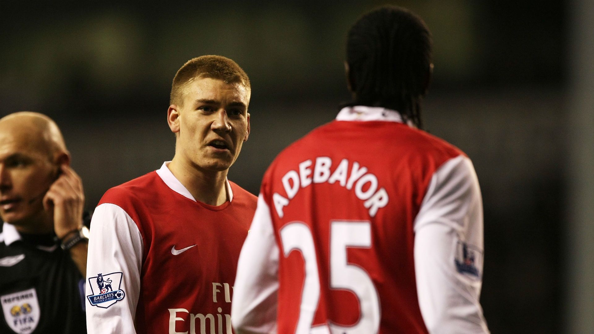 Nicklas Bendtner Emmanuel Adebayor Arsenal