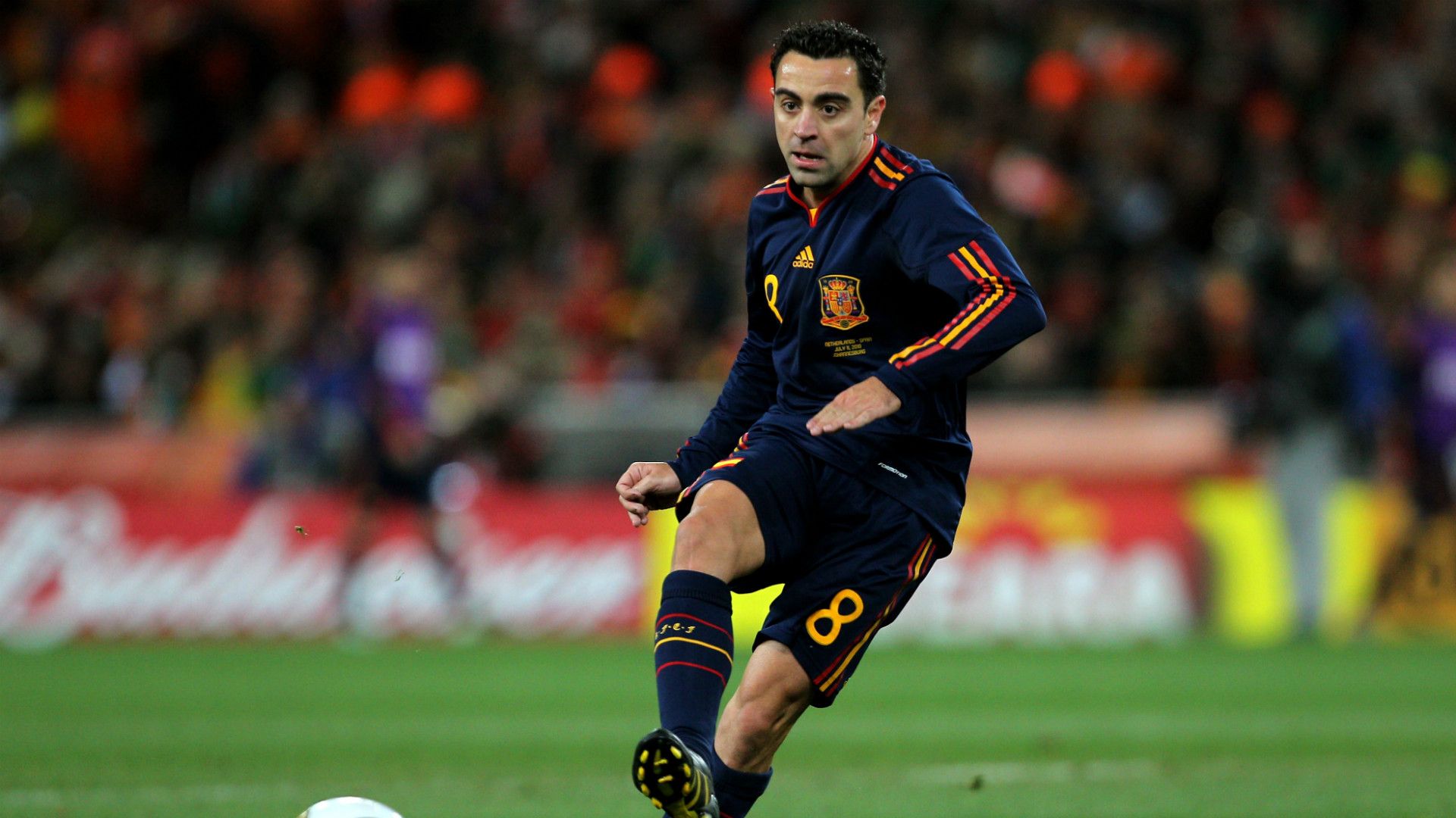 Most capped Europeans Xavi