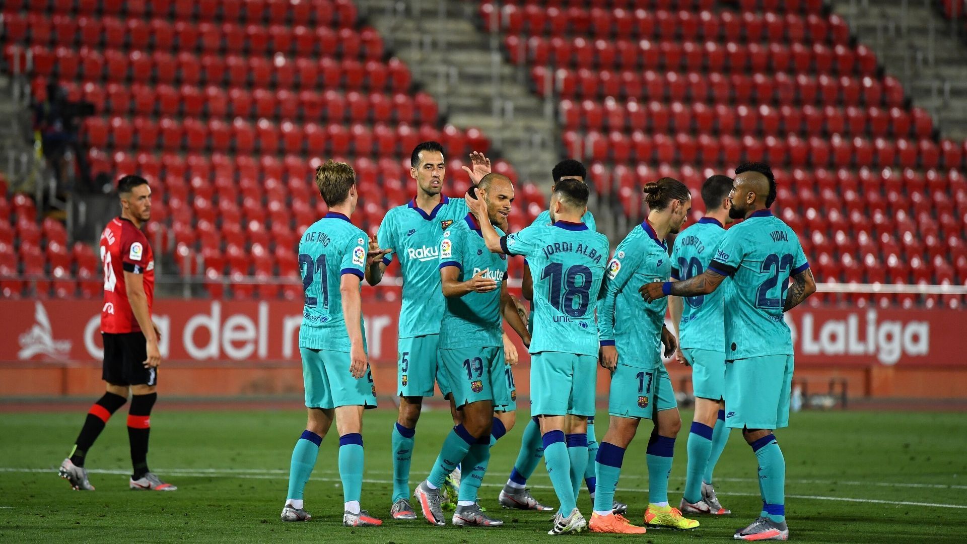 Gol de Braithwaite Mallorca Barcelona 13062020