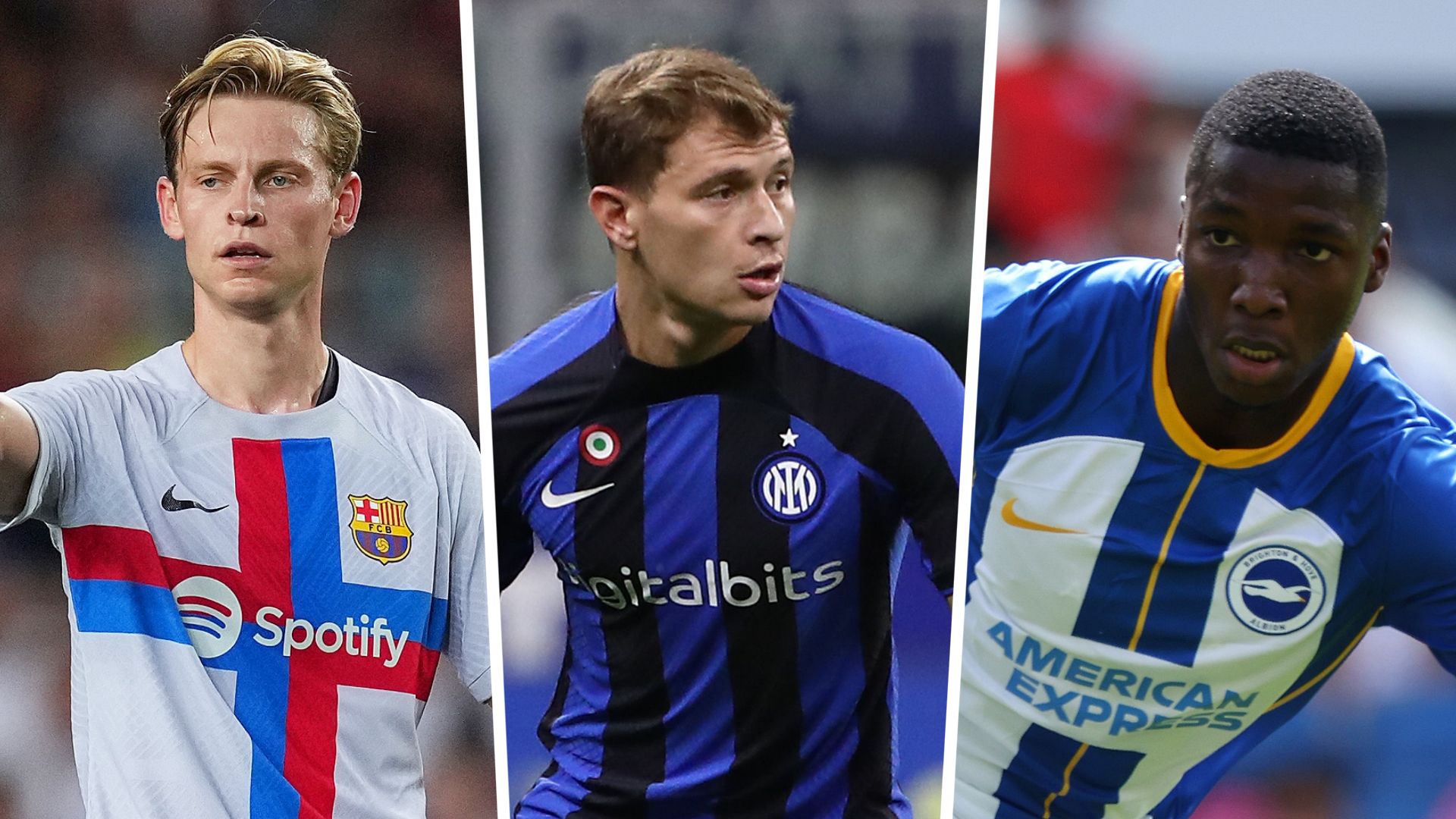 De jong - barella - caicedo