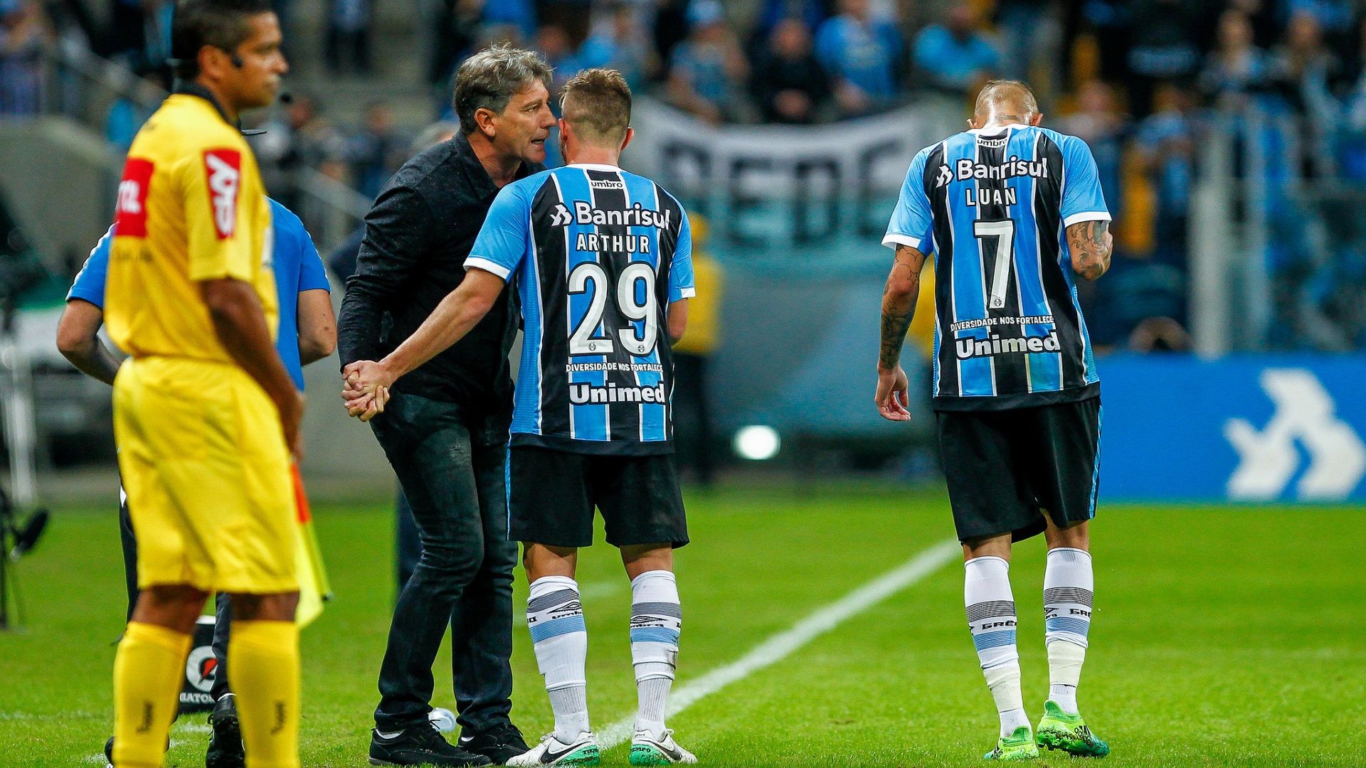 Renato, Arthur - Grêmio x Fluminense