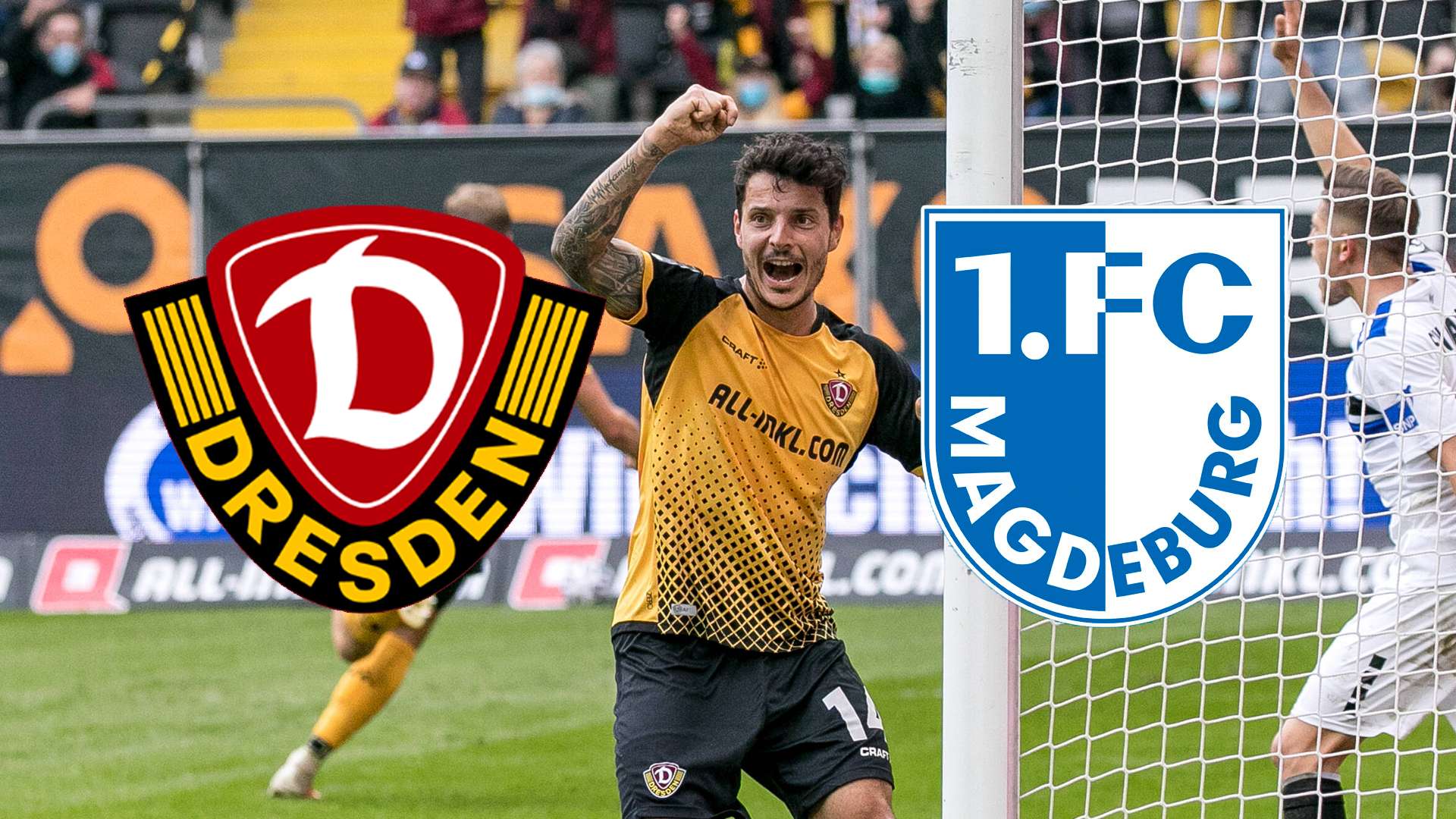 ONLY GERMANY header dynamo dresden magdeburg 2020