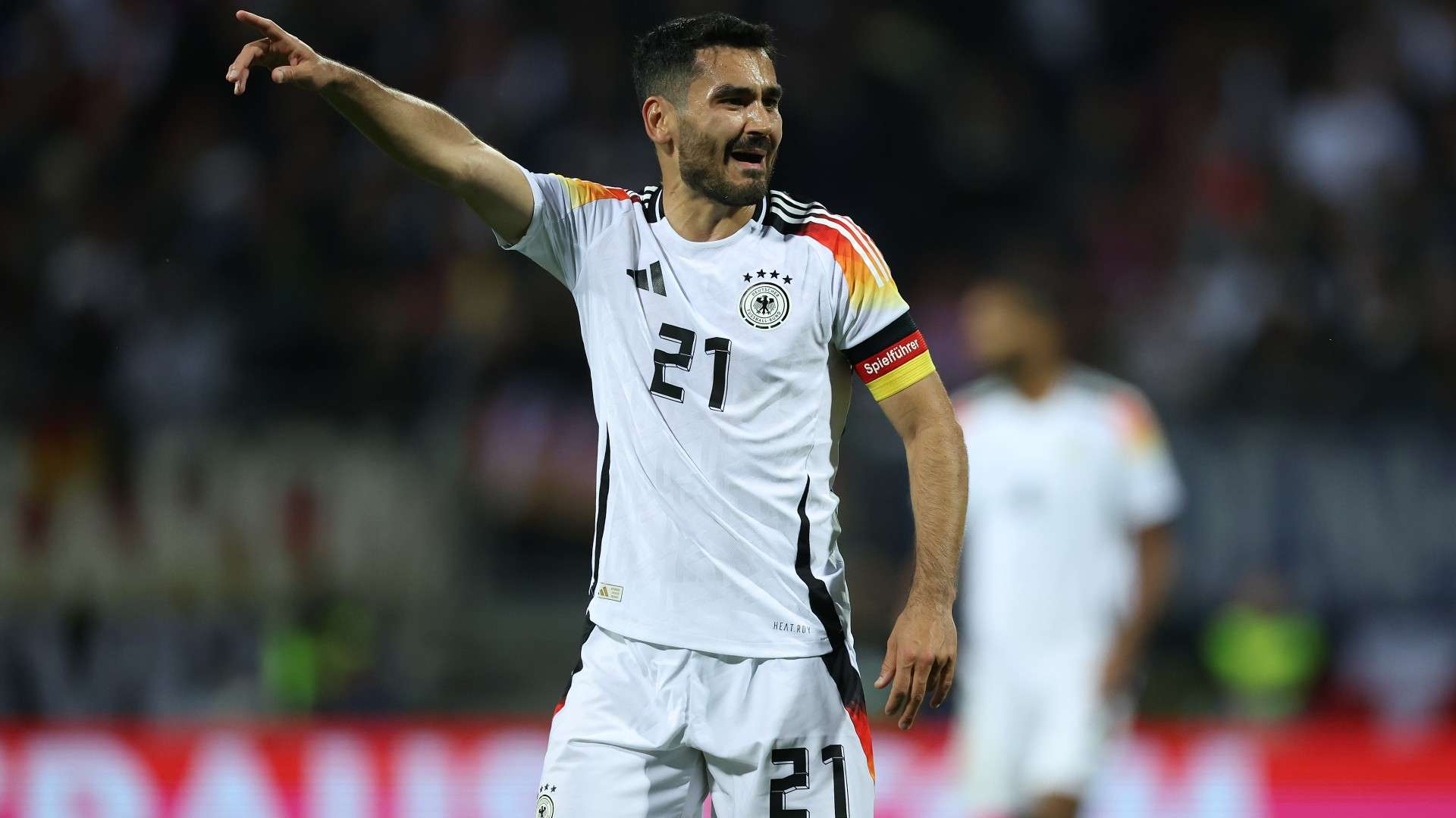 Ilkay Gündogan of Germany reacts