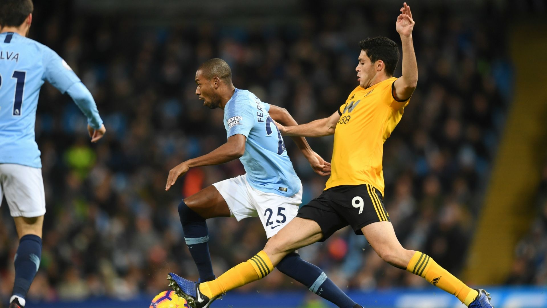Raúl Jiménez Wolverhampton Manchester City