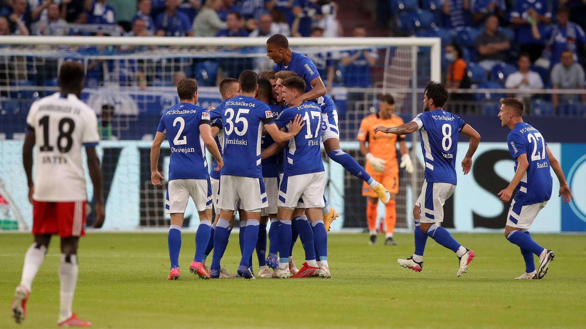 Schalke 04 Hamburger SV Jubel