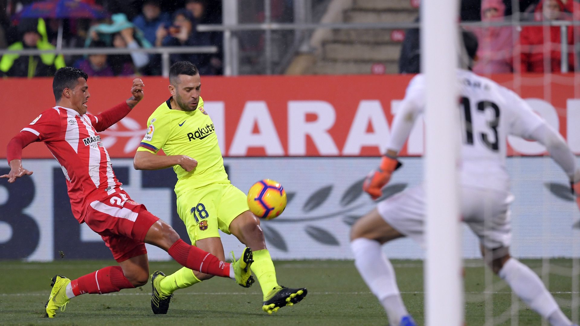 PEDRO PORRO JORDI ALBA GIRONA BARCELONA LALIGA
