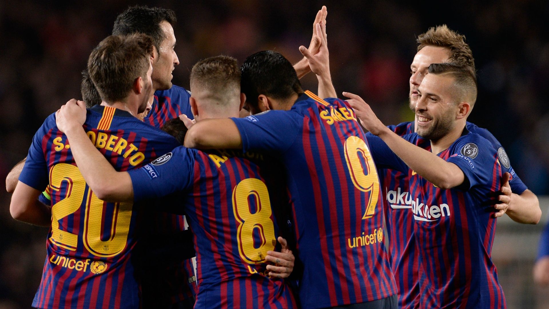 Barcelona Gol Sevinci 04162019
