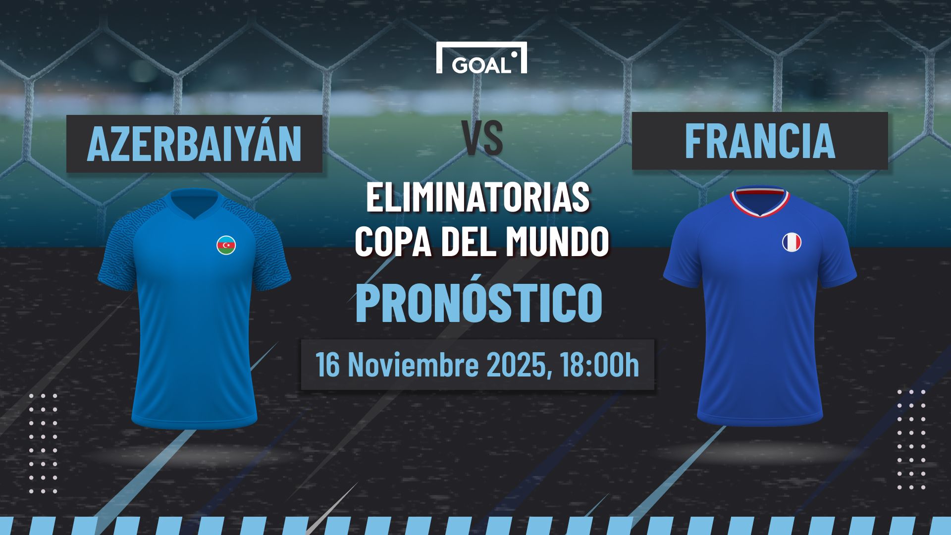 Azerbaiyán vs Francia Pronóstico y Apuestas Eliminatorias Copa del Mundo | 16/11/25