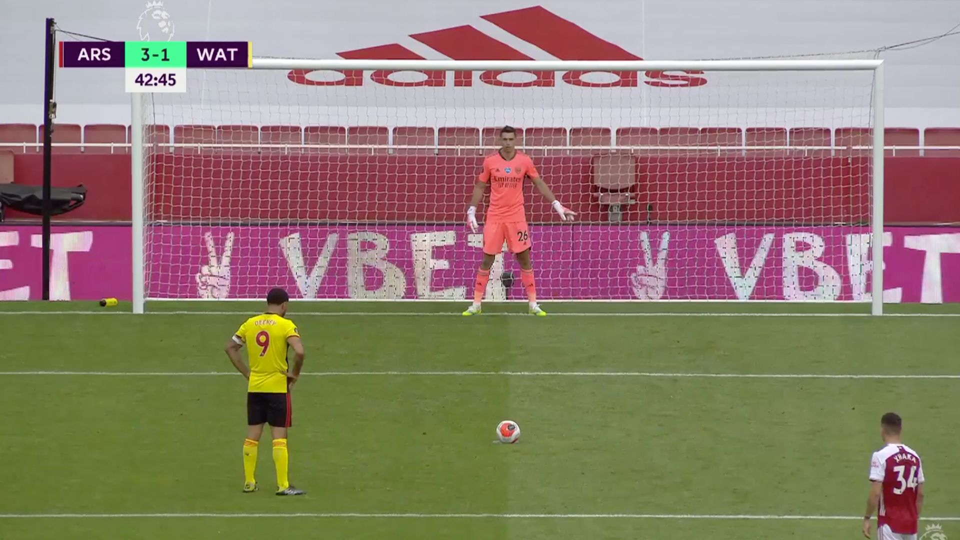 emiliano martinez arsenal watford