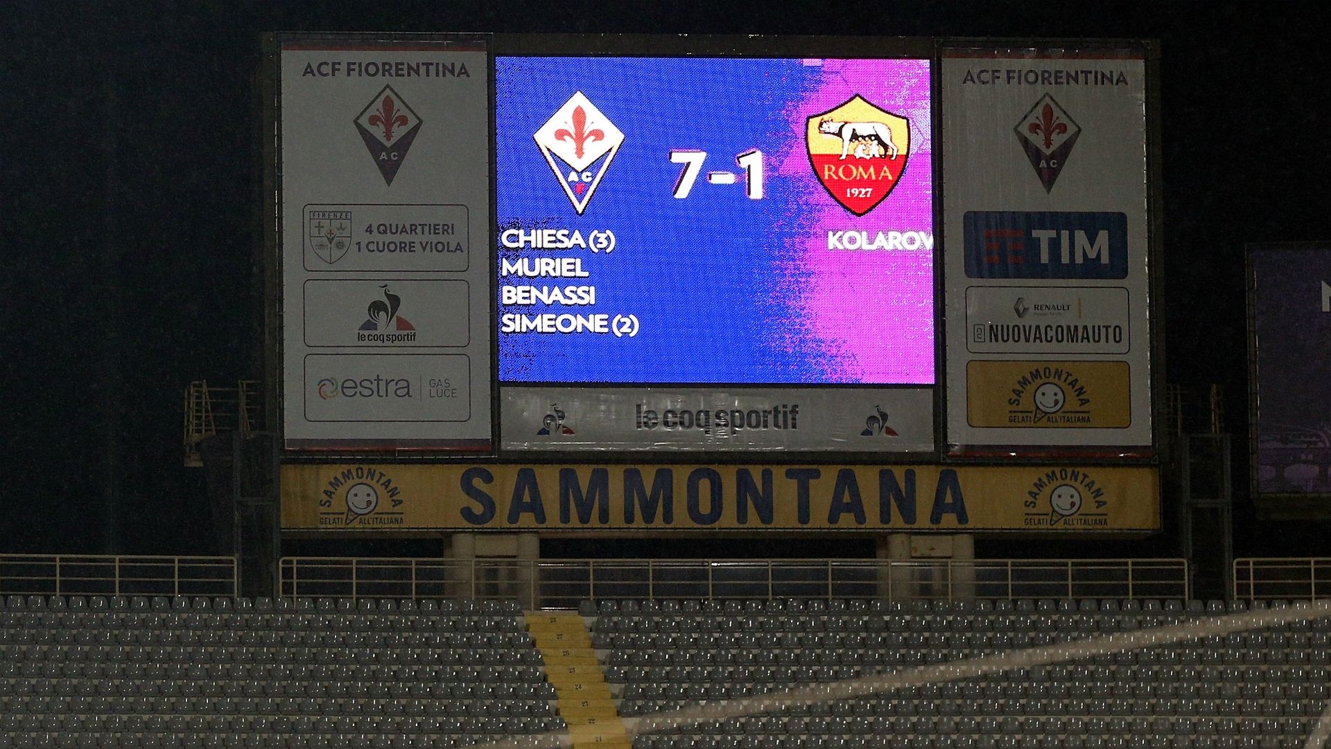 Fiorentina Roma Coppa Italia