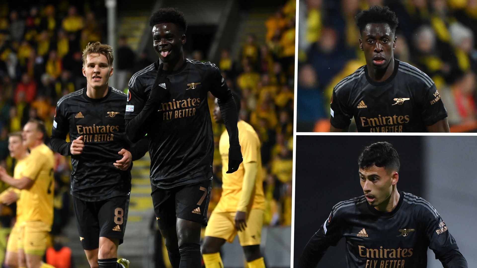 Saka Lokonga Martinelli Arsenal Bodo/Glimt