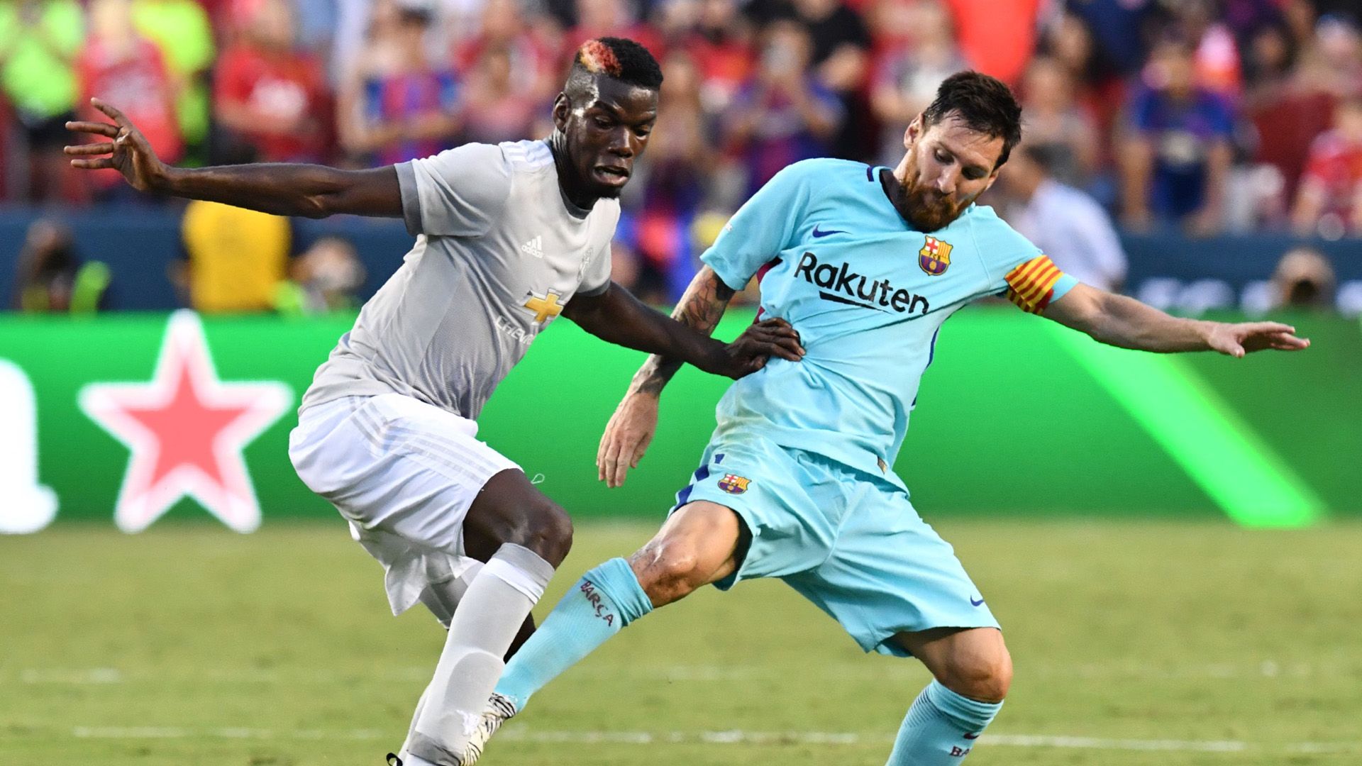 Paul Pogba Lionel Messi 25072017