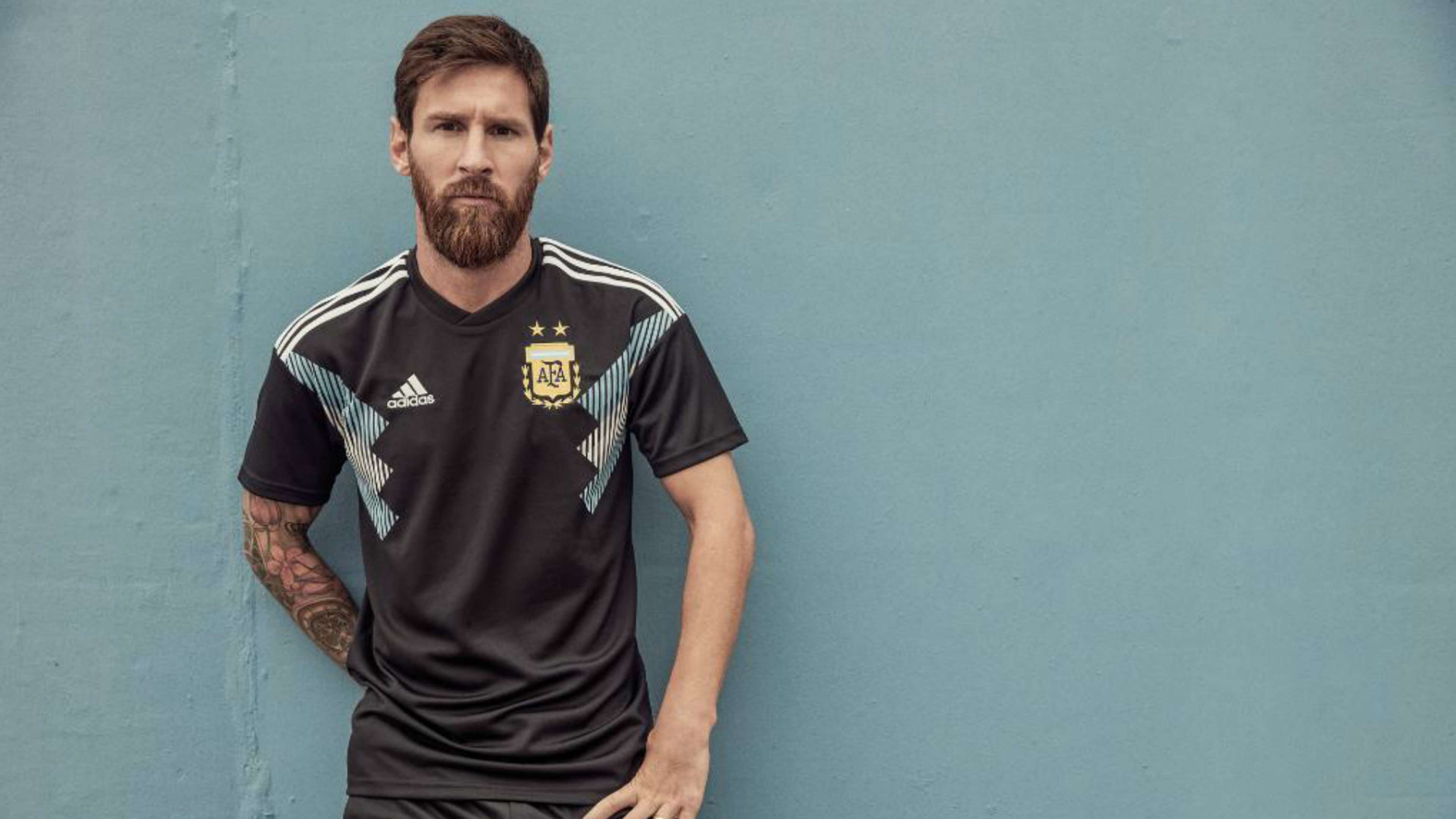Lionel Messi Argentina Camiseta Alternativa Away Kit 2018