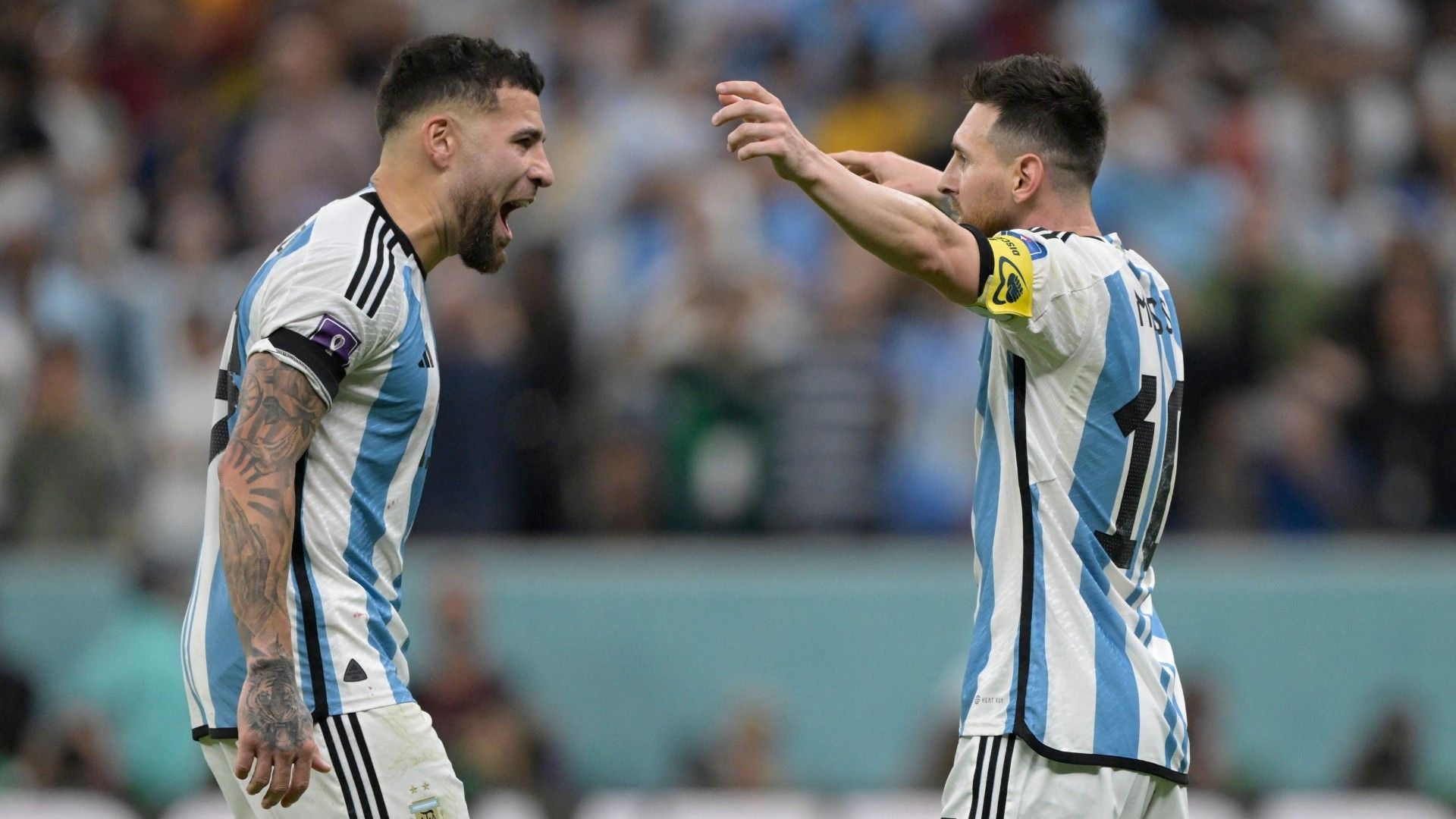 Nicolas Otamendi Lionel Messi