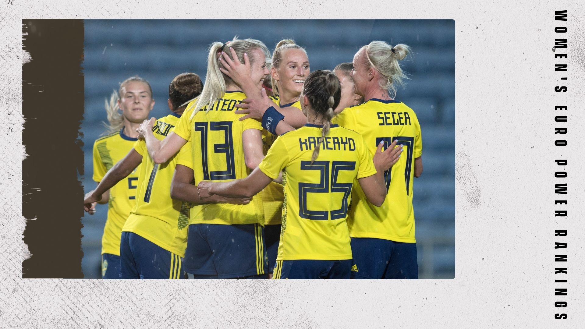Sweden Women's Euros Power rankings