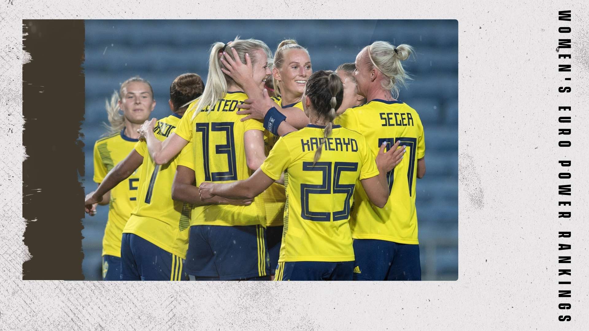 Sweden Women's Euros Power rankings
