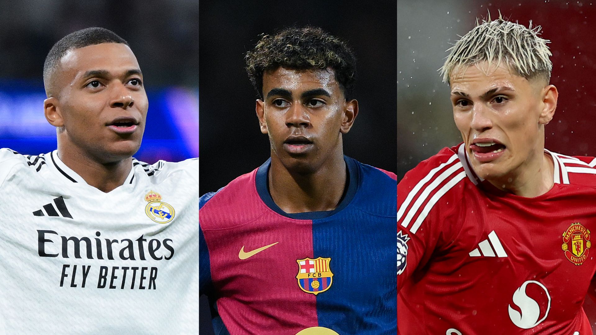 GFX Kylian Mbappe Lamine Yamal Alejandro Garnacho