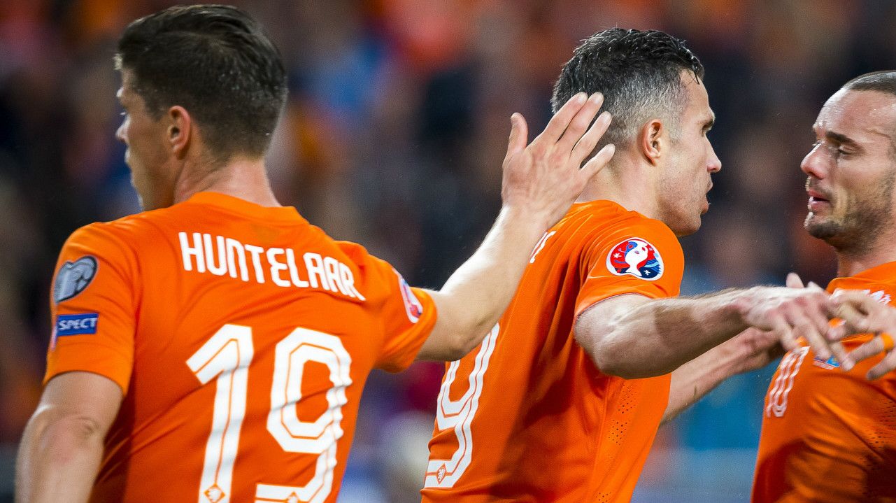 Huntelaar Van Persie Holland