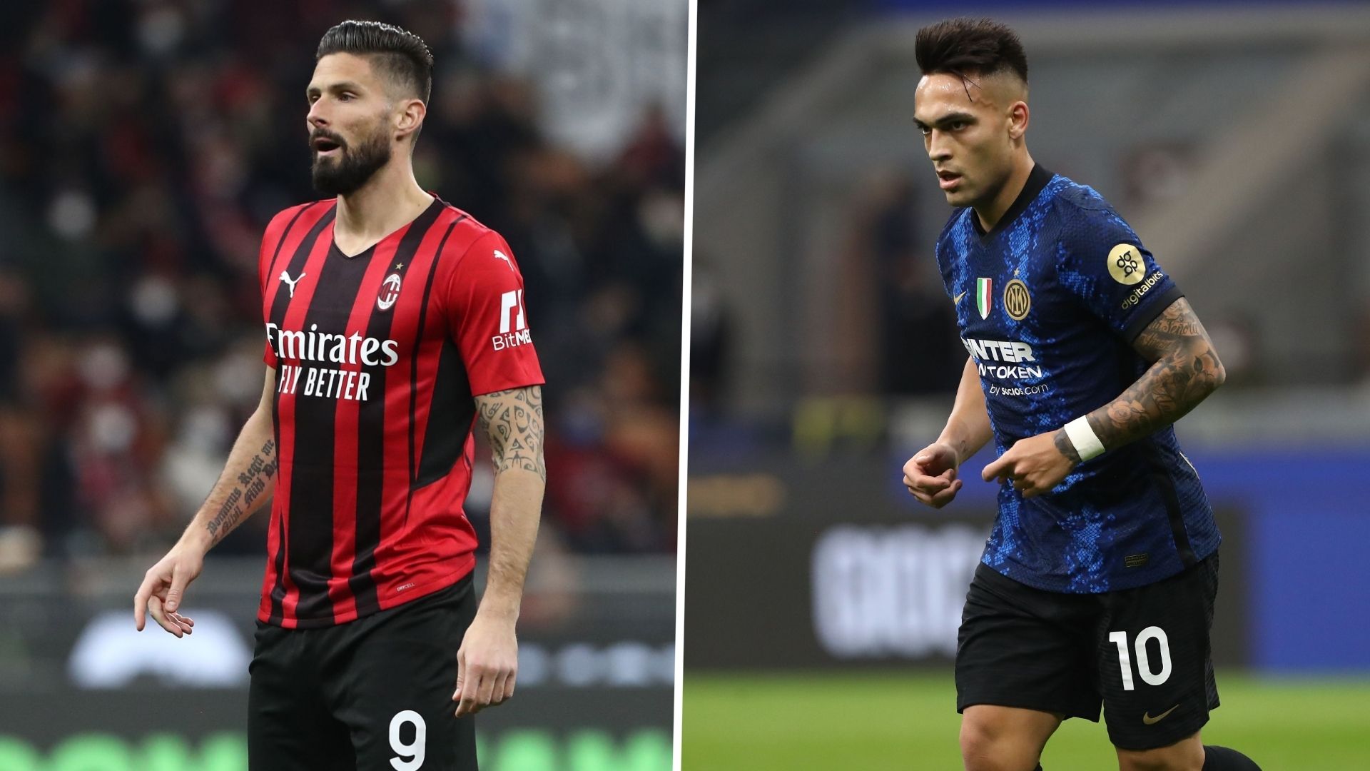 Giroud Lautaro Martinez Milan Inter