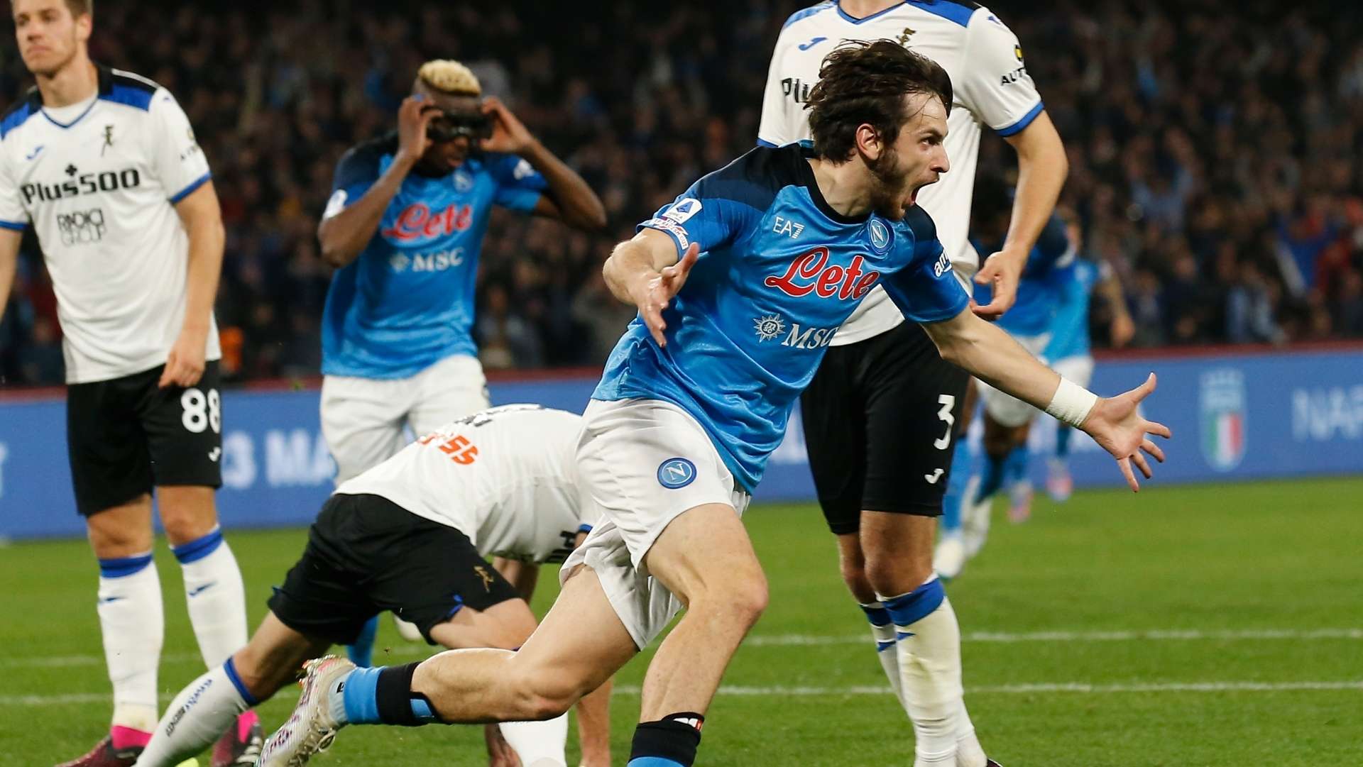 Khvicha Kvaratskhelia Napoli Atalanta