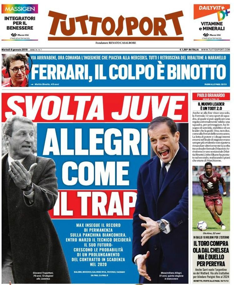 Tuttosport cover