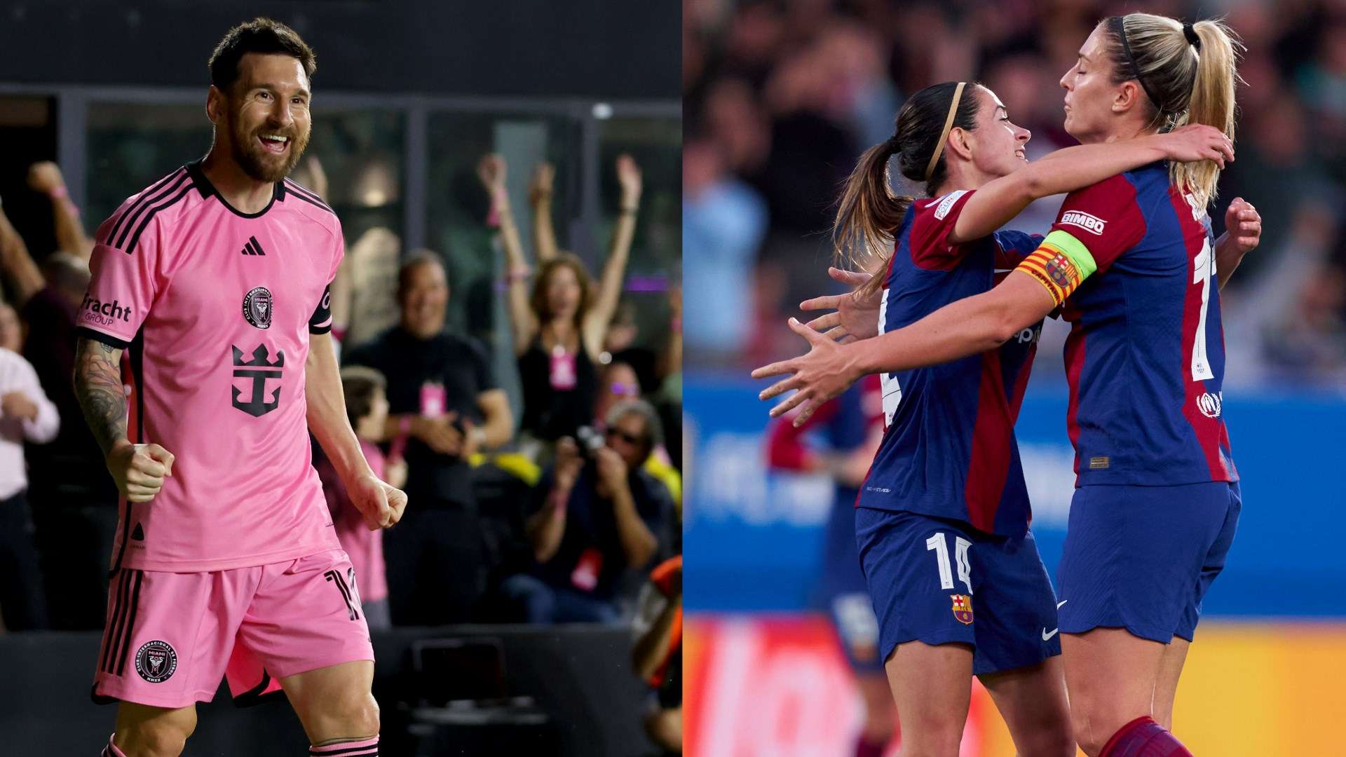 Lionel Messi Barcelona Women's Champions League 2024