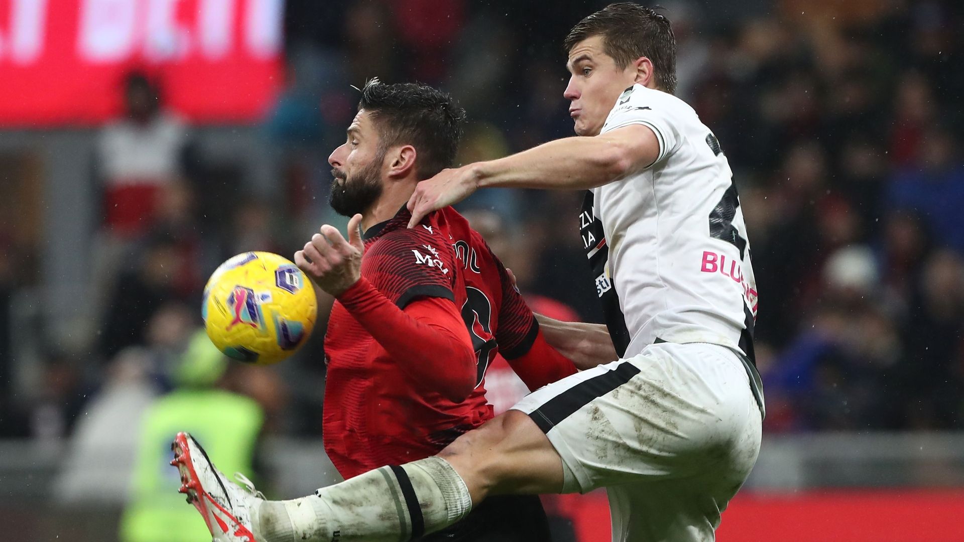 Giroud Bijol Milan Udinese