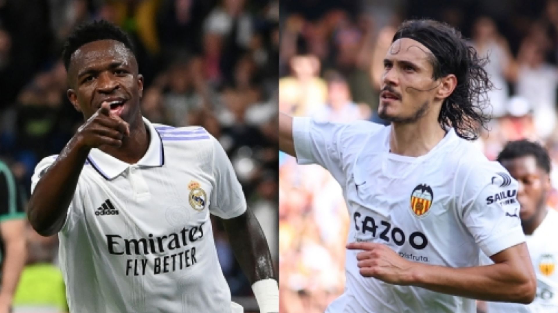 Vinicius Junior Real Madrid Edinson Cavani Valencia