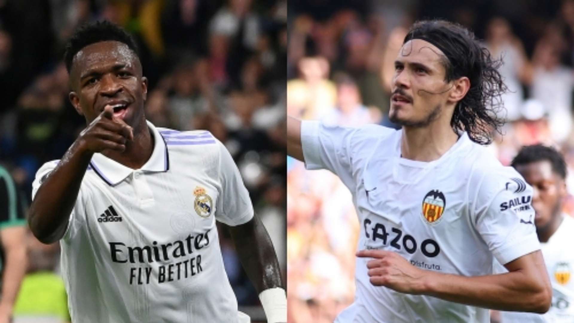Vinicius Junior Real Madrid Edinson Cavani Valencia
