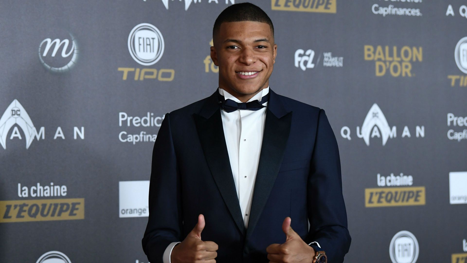 Kylian Mbappe Ballon d'Or Paris 03122018