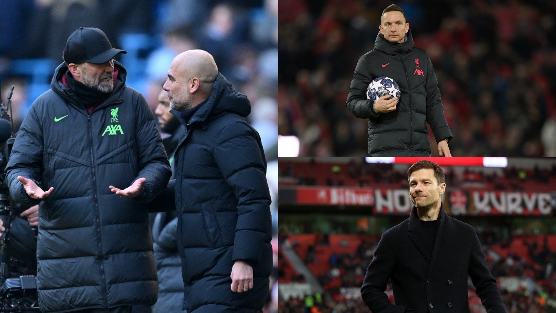 Xabi Alonso pepijn Lijnders Pep Guardiola Jurgen Klopp