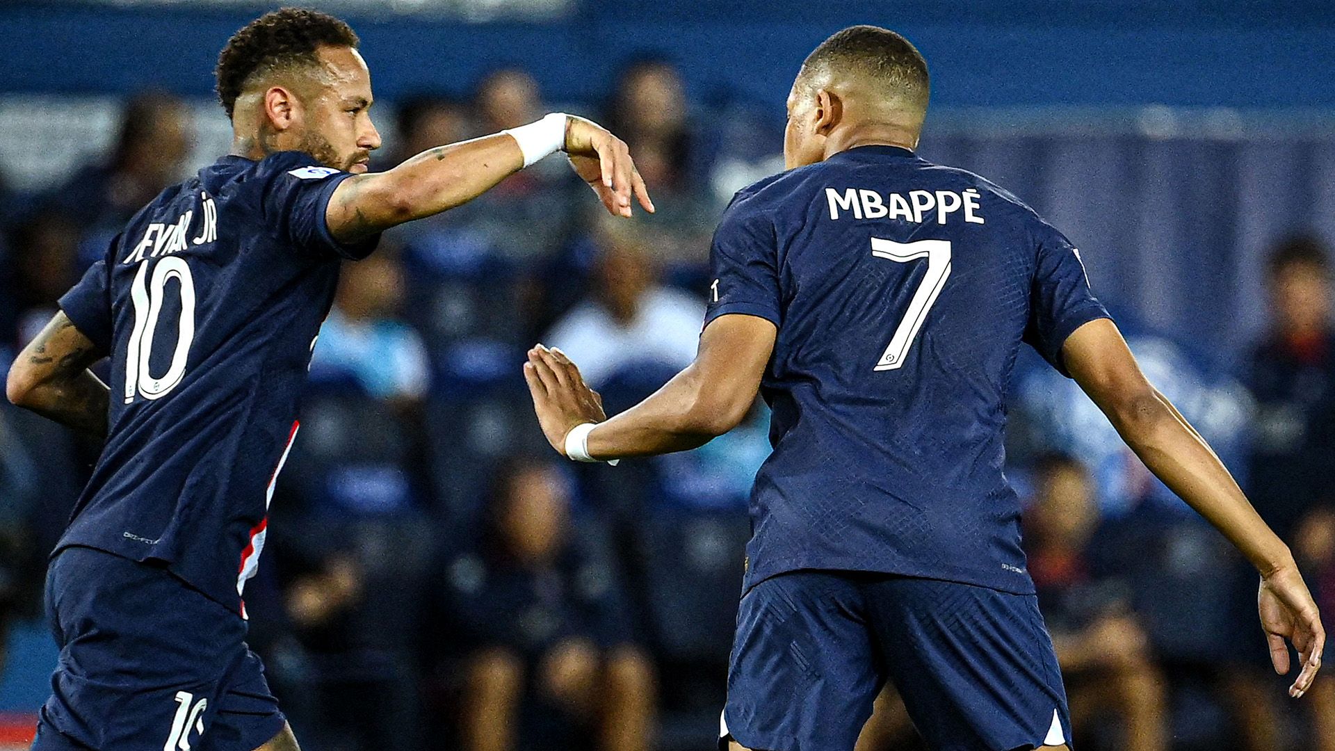 Kylian Mbappe Neymar PSG Monaco