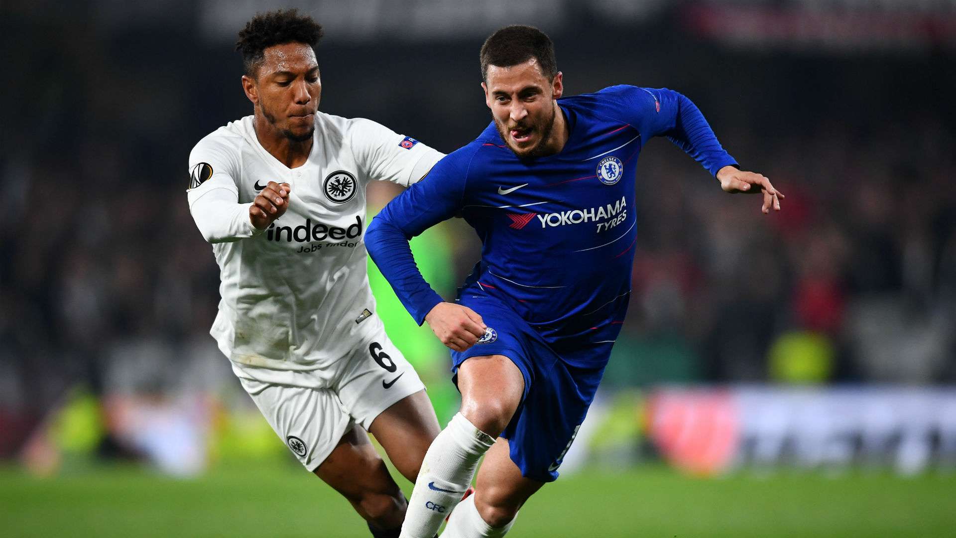 Eden Hazard Jonathan De Guzman Eintracht Frankfurt Chelsea Europa League 2019