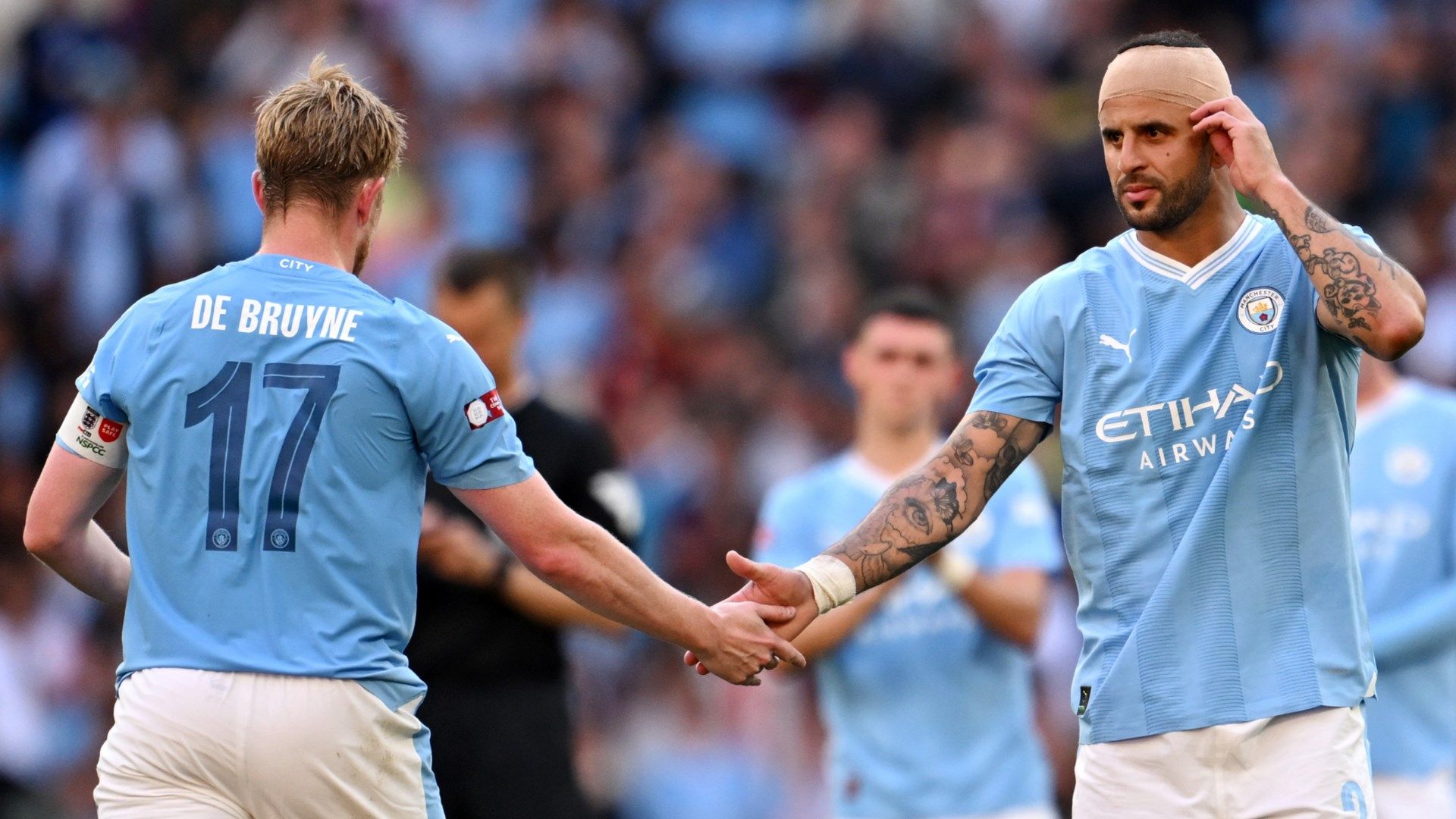 Kevin de Bruyne Kyle Walker Manchester City