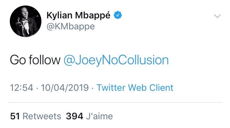 Mbappe Twitter