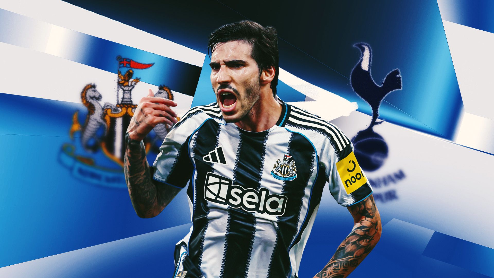 Sandro Tonali Tottenham GFX