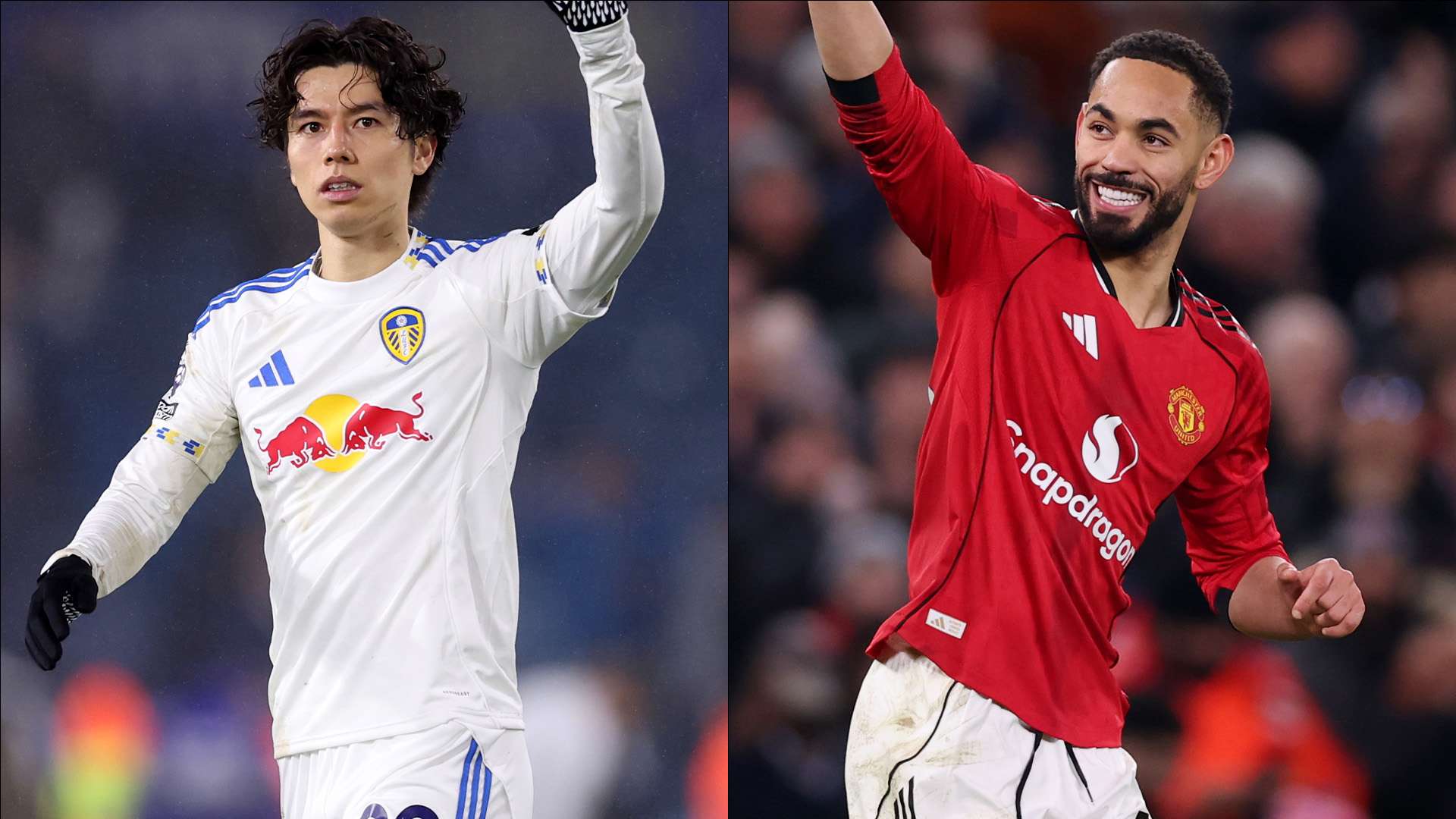 Ao Tanaka Leeds Matheus Cunha Man Utd